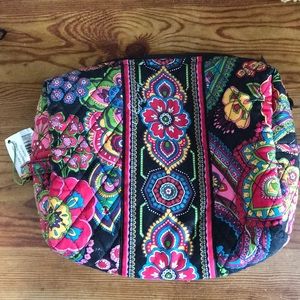 Vera Bradley large cosmetic bag NWT